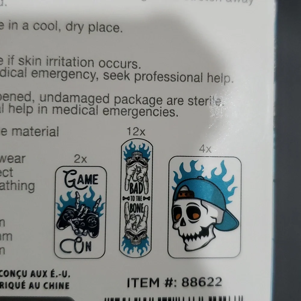 18piece tatoo style assorted translucent waterproof‎ bandages brand new FREE